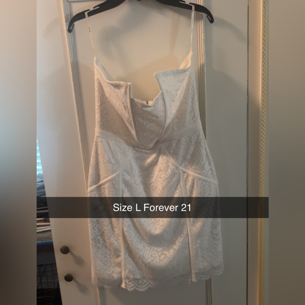 Forever 21 Ivory Lace Dress